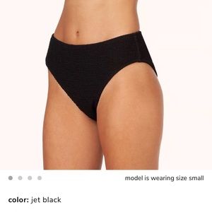 NWT Lively Swim Ruched High Waist Bikini Bottom Size M